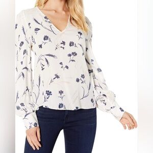 Joie 100% Silk Floral Blouse